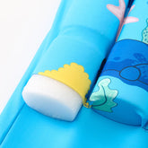 Kids Shark Print Floating Swimsuit with Cap